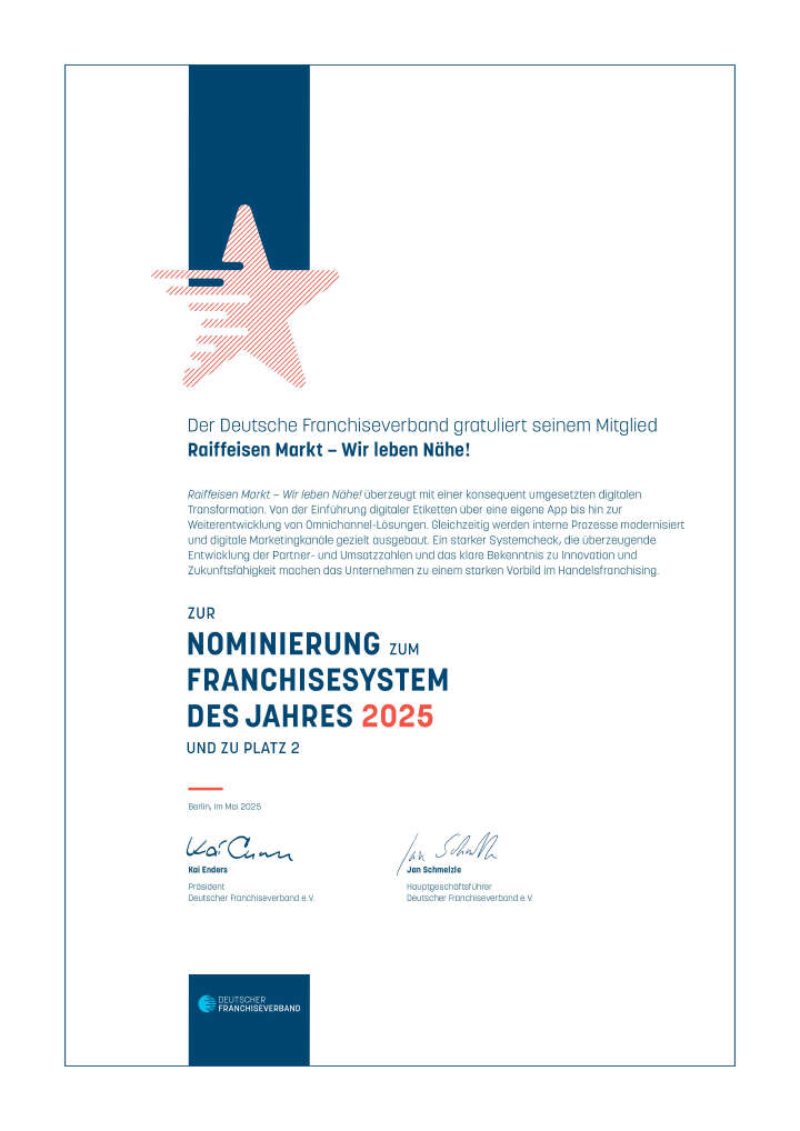 franchise awards 2025 zertifkate 2025 04 24 2